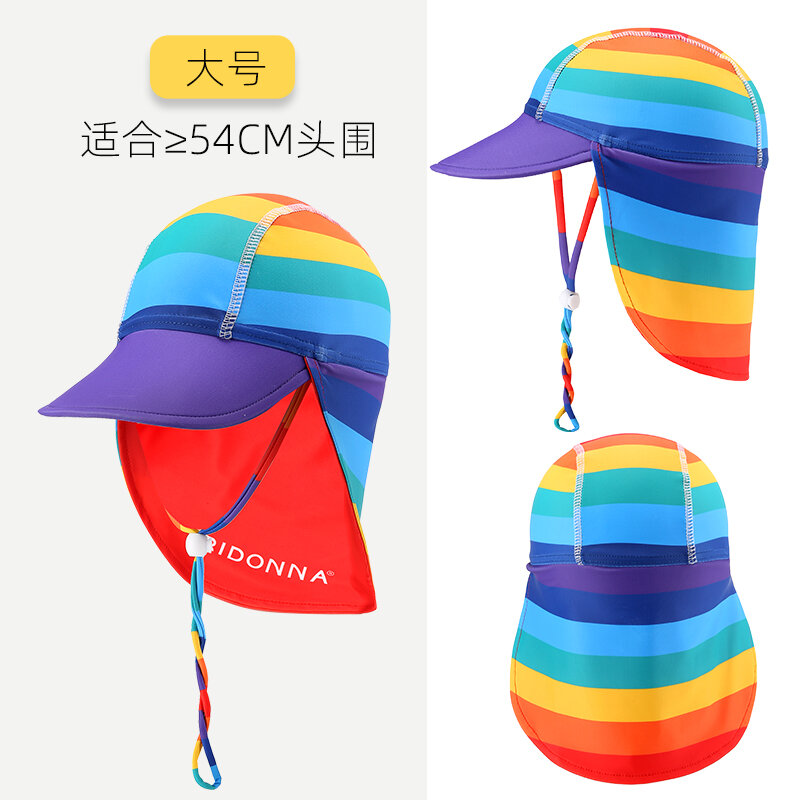 Mũ chống nắng chống tia cực tím cao Mũ bơi phong cách ô cho người lớn và trẻ em Che nắng đi biển Bảo vệ tai