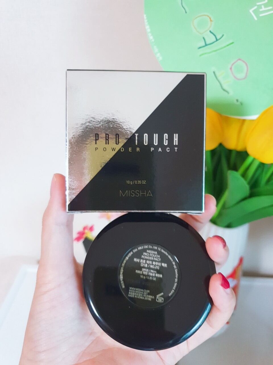 Phấn Phủ Missha Pro Touch Powder Pact SPF25/PA+++ Tone 21,23[Đủ bill]