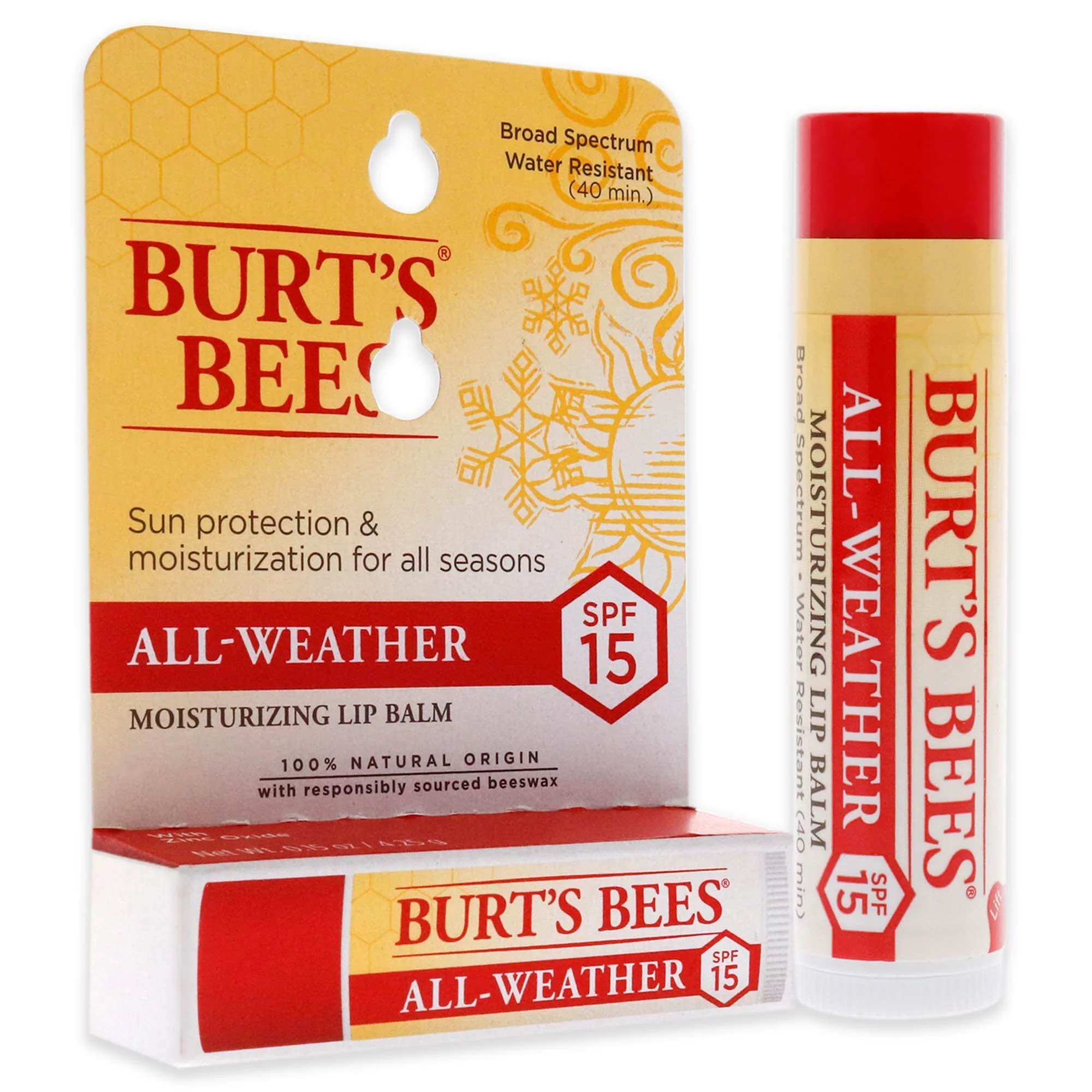 Son dưỡng môi burt's bees có chống nắng spf 15 mỹ 4.25g