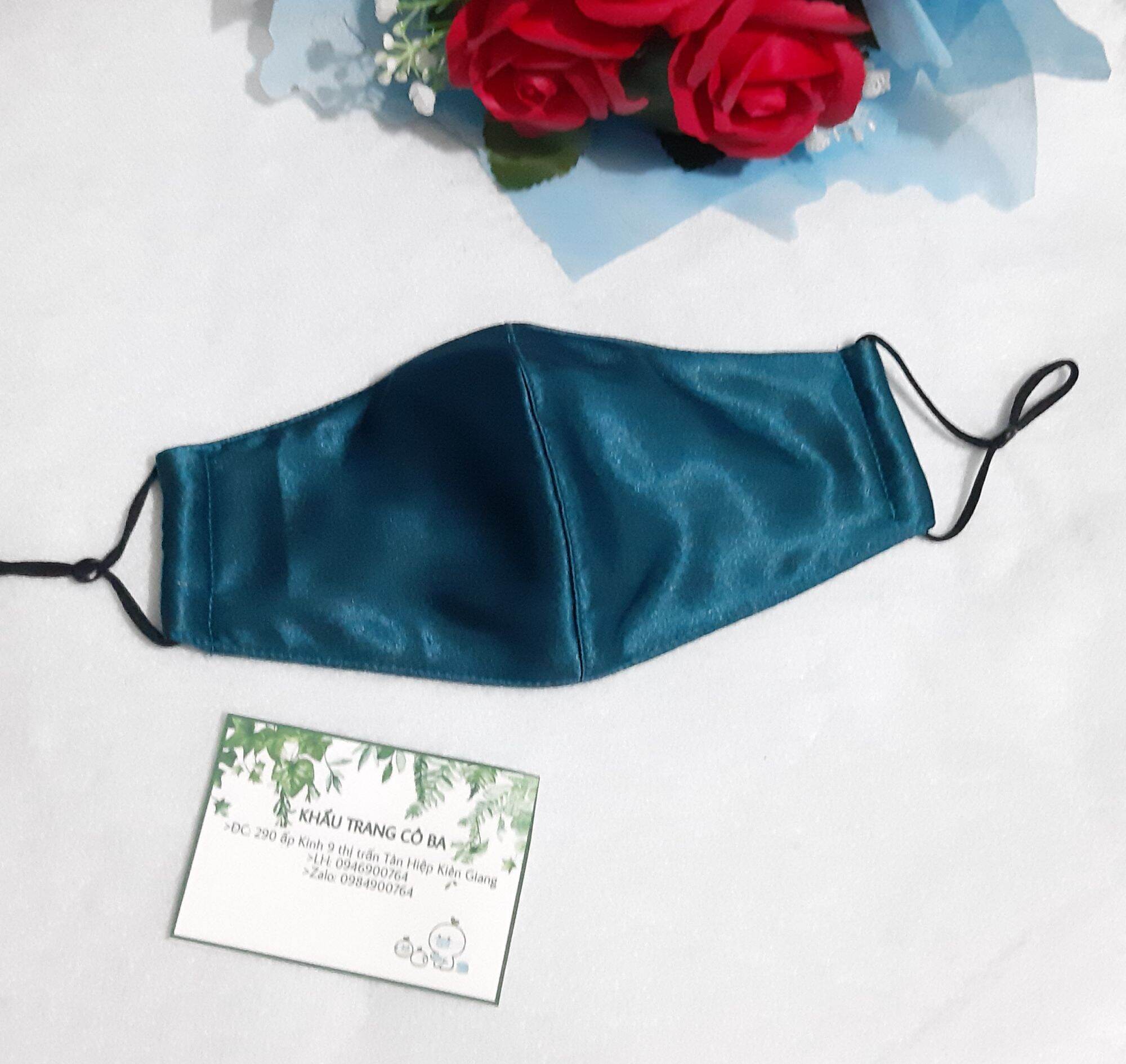 Khẩu trang vải lụa