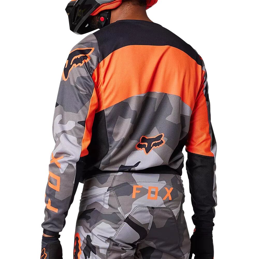 ÁO FOX RACING 180 BNKR GREY CAMO ORANGE (Chính Hãng)