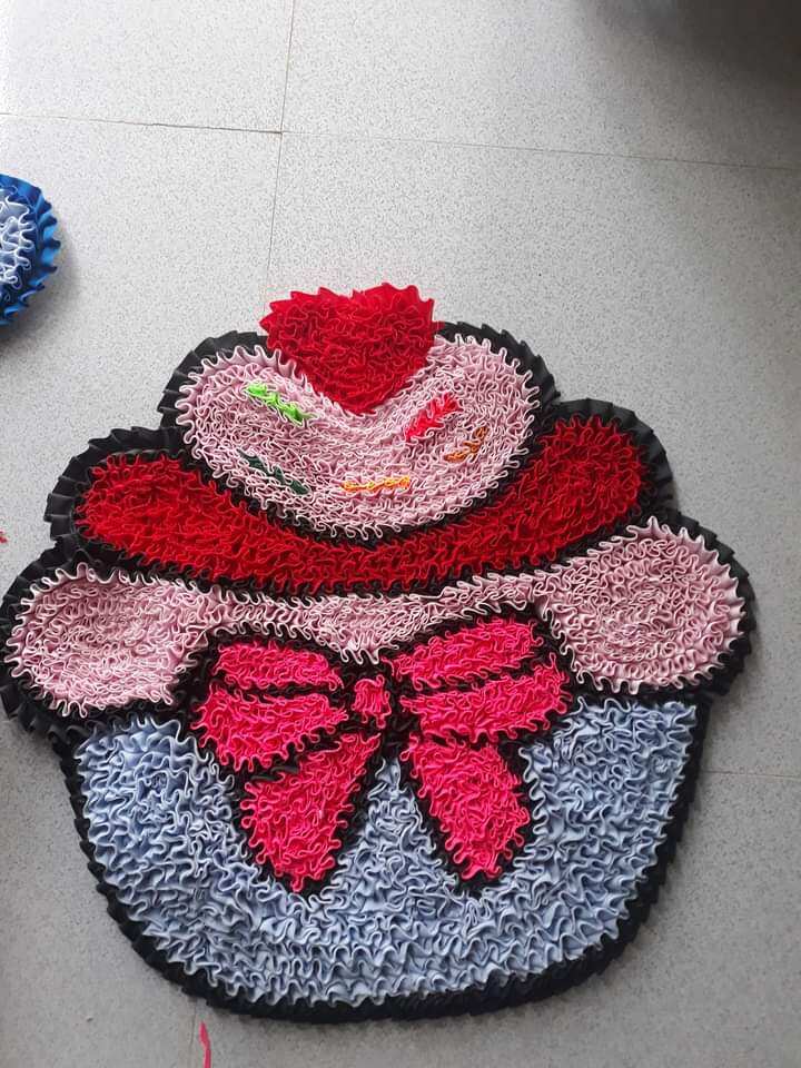 Thảm bánh kem ngọt ngào. kích thước 55cm