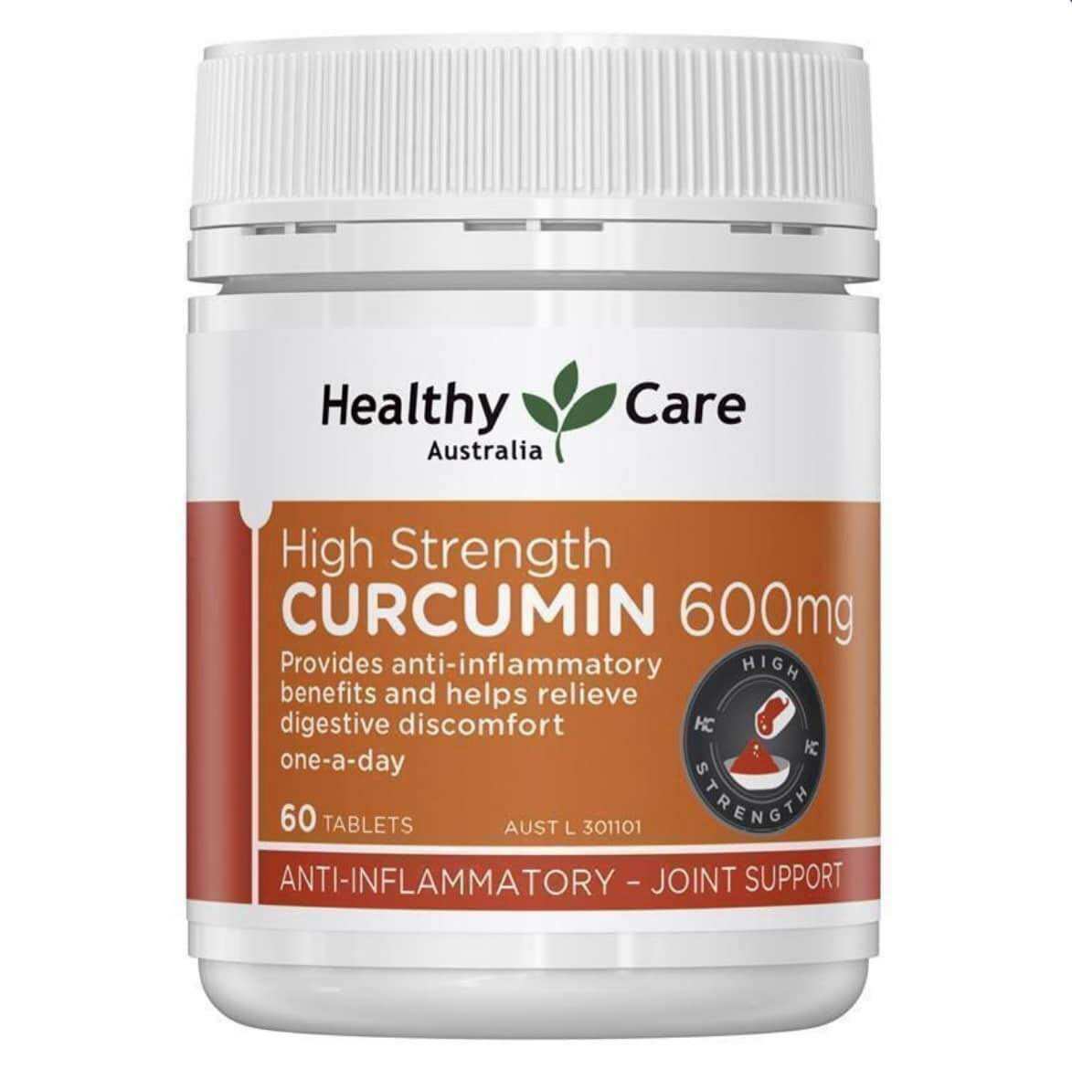 Healthy Care High Strength Curcumin 600mg