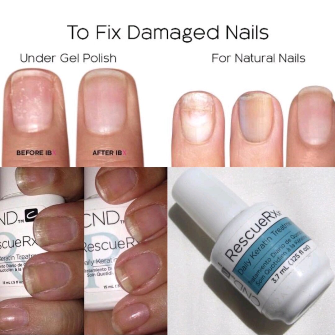 Dưỡng móng + phục hồi hư tổn CND