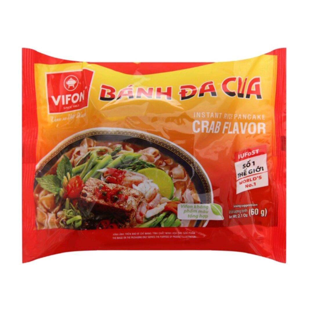 COMBO 5 GÓI BÁNH ĐA CUA VIFON 60G