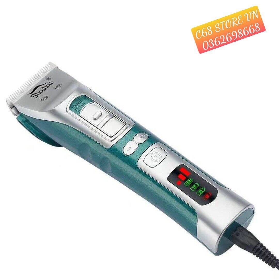 Tông đơ cắt tóc cao cấp S20 công suất 10W - tăng tốc