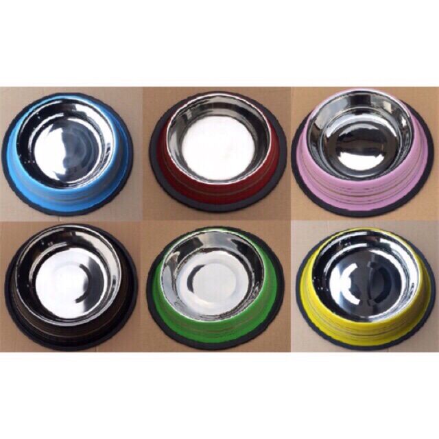Bát ăn inox cho chó mèo size đường kính 15cm