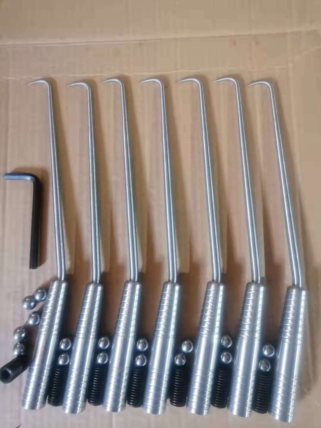 Móc buộc công nghiệp cốt thép móc cốt thép móc cốt thép móc buộc cốt thép thép cốt thép nhẵn bóng 8 móc thép không gỉ móc buộc liễu câu cá