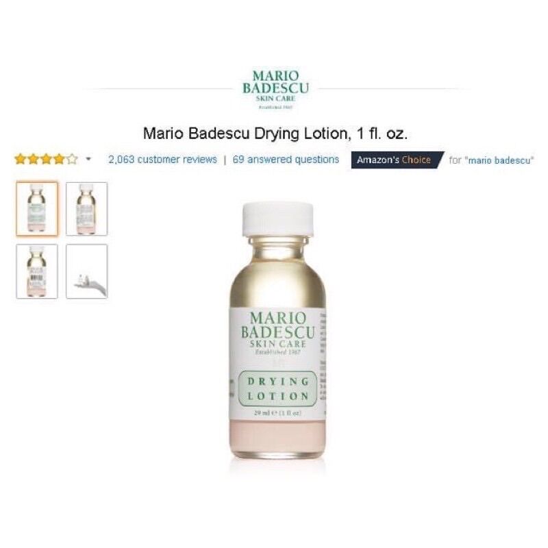 [AUTH] Dung Dịch Chấm Mụn Mario Badescu Drying Lotion 29ml