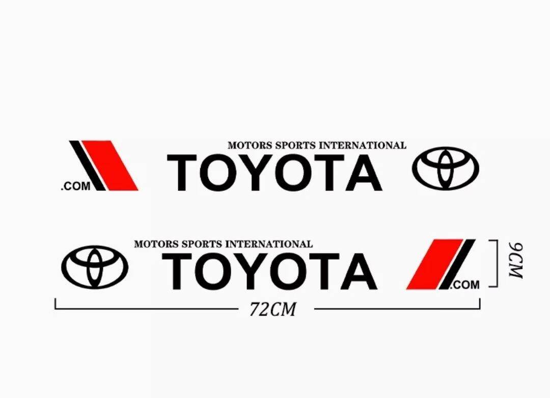 Tem dán xe hơi logo Toyota