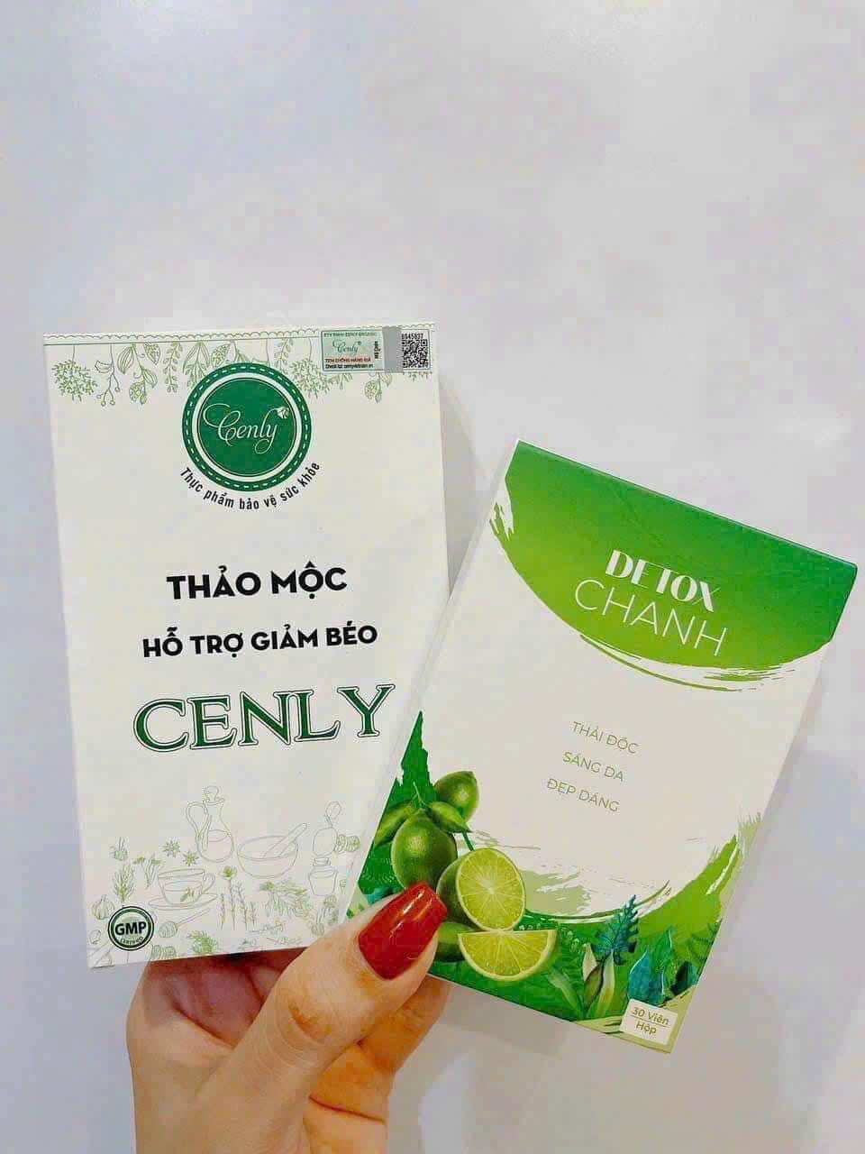 Giảm cân cenly mẫu mới hộp 30v tặng 30v detox