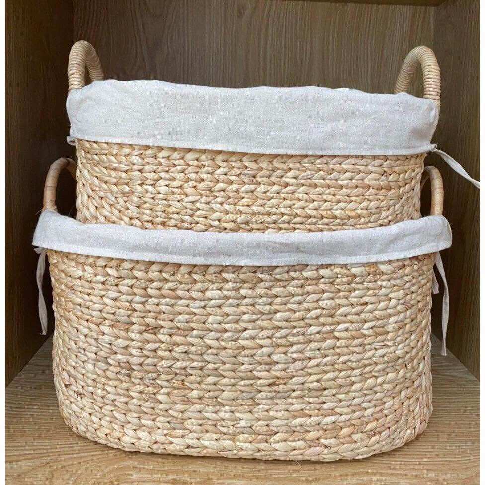 Water Hyacinth Basket for Storing Items