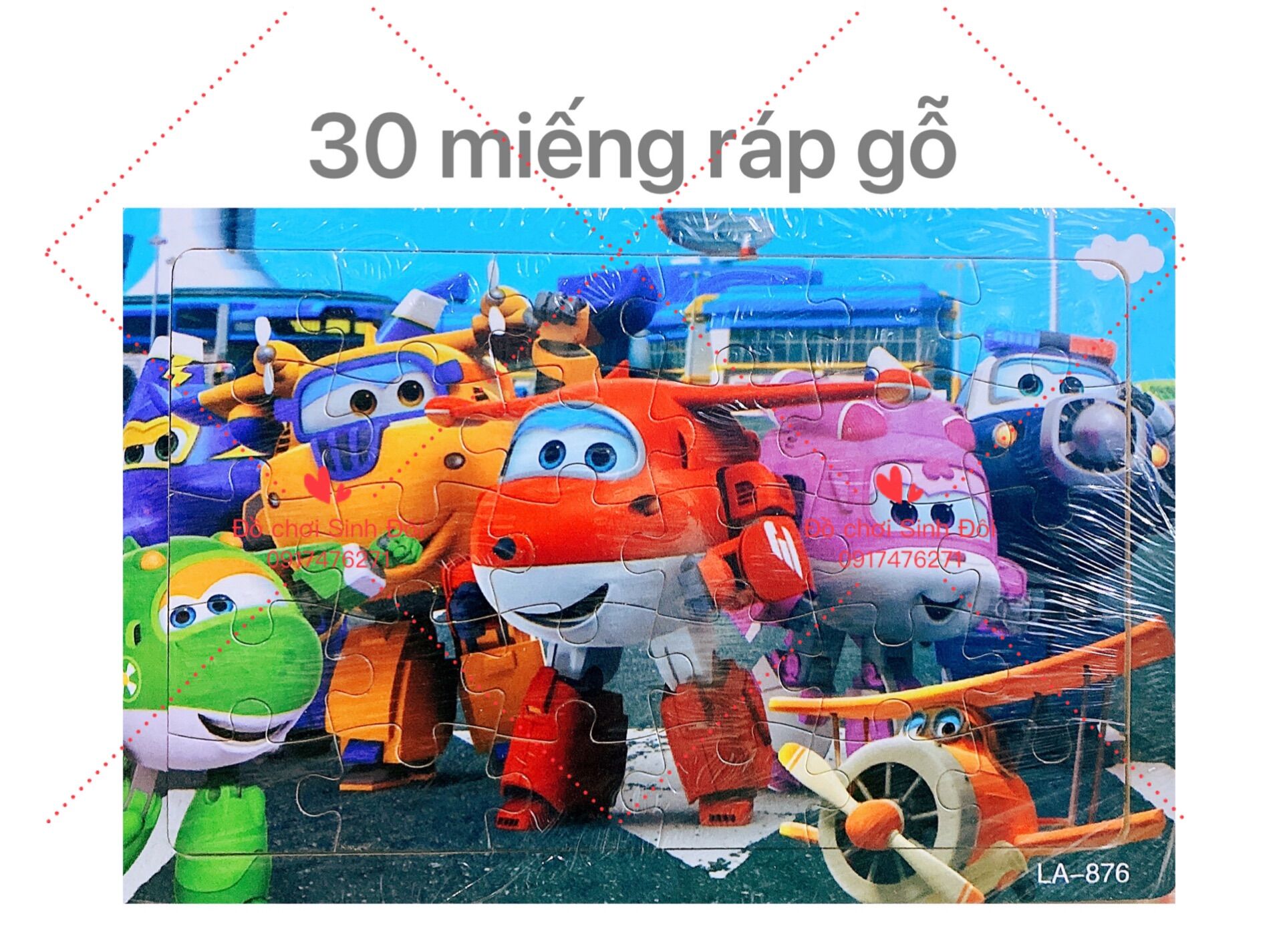 TRANH RÁP HÌNH BẰNG GỖ 30miếng