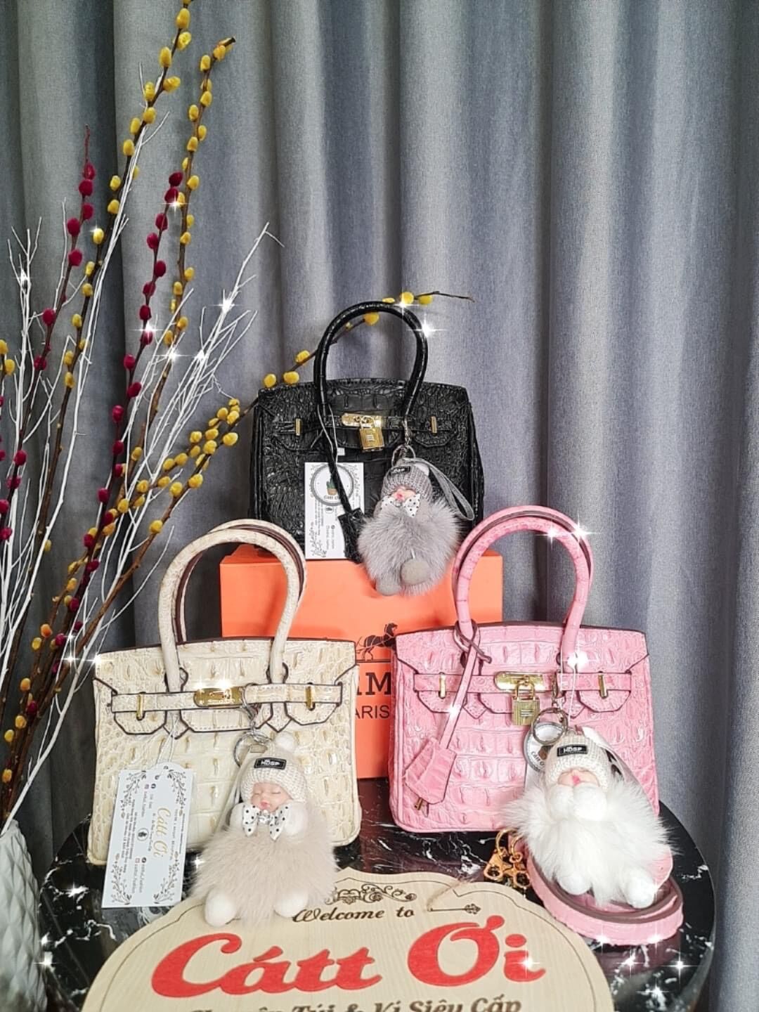 Túi Hermes Birkin Da Sấu Size 20 FULLBOX
