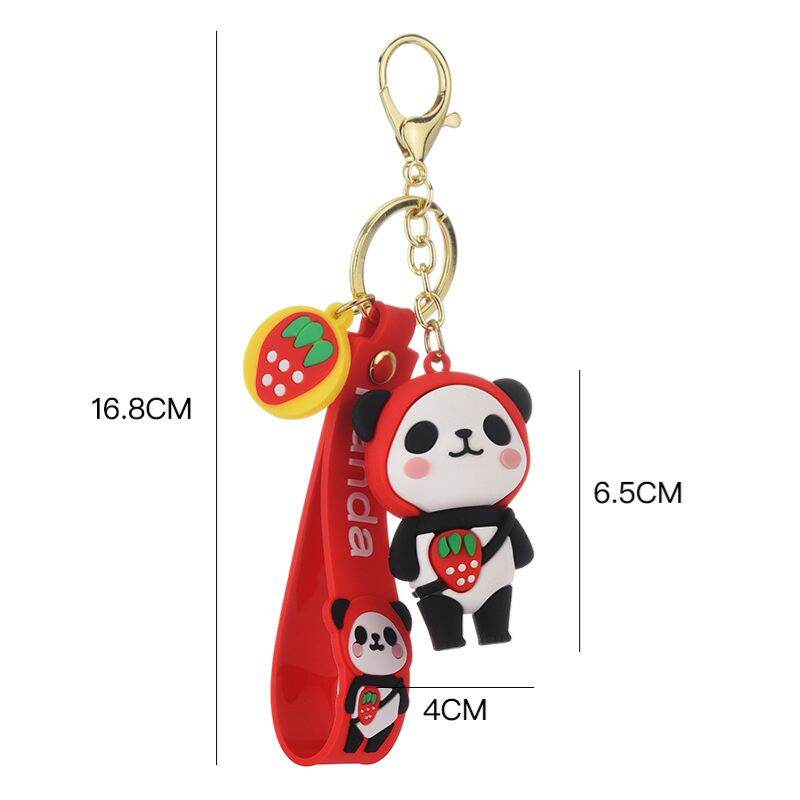 móc khoá gấu trúc
