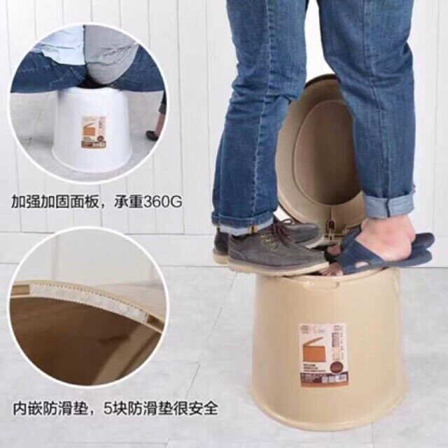 Bô vệ sinh người lớn 2 đáy