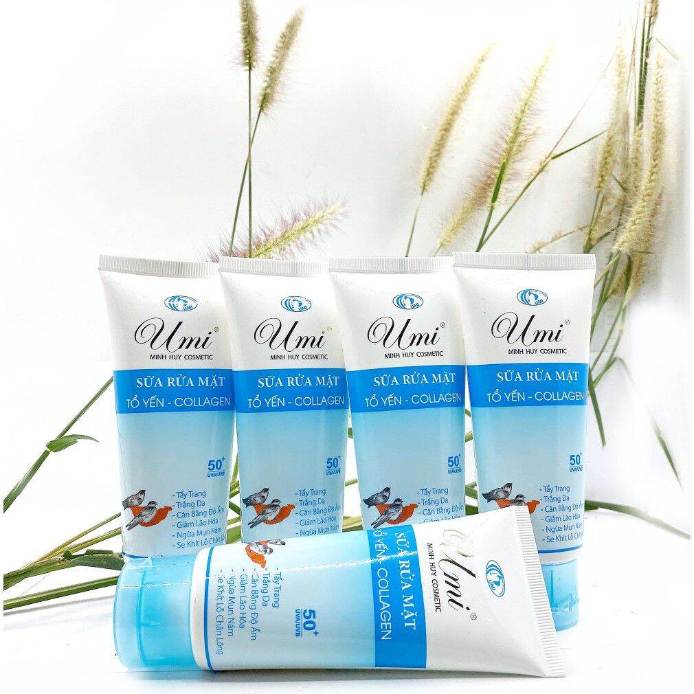 Sữa rửa mặt umi yến đỏ 60g