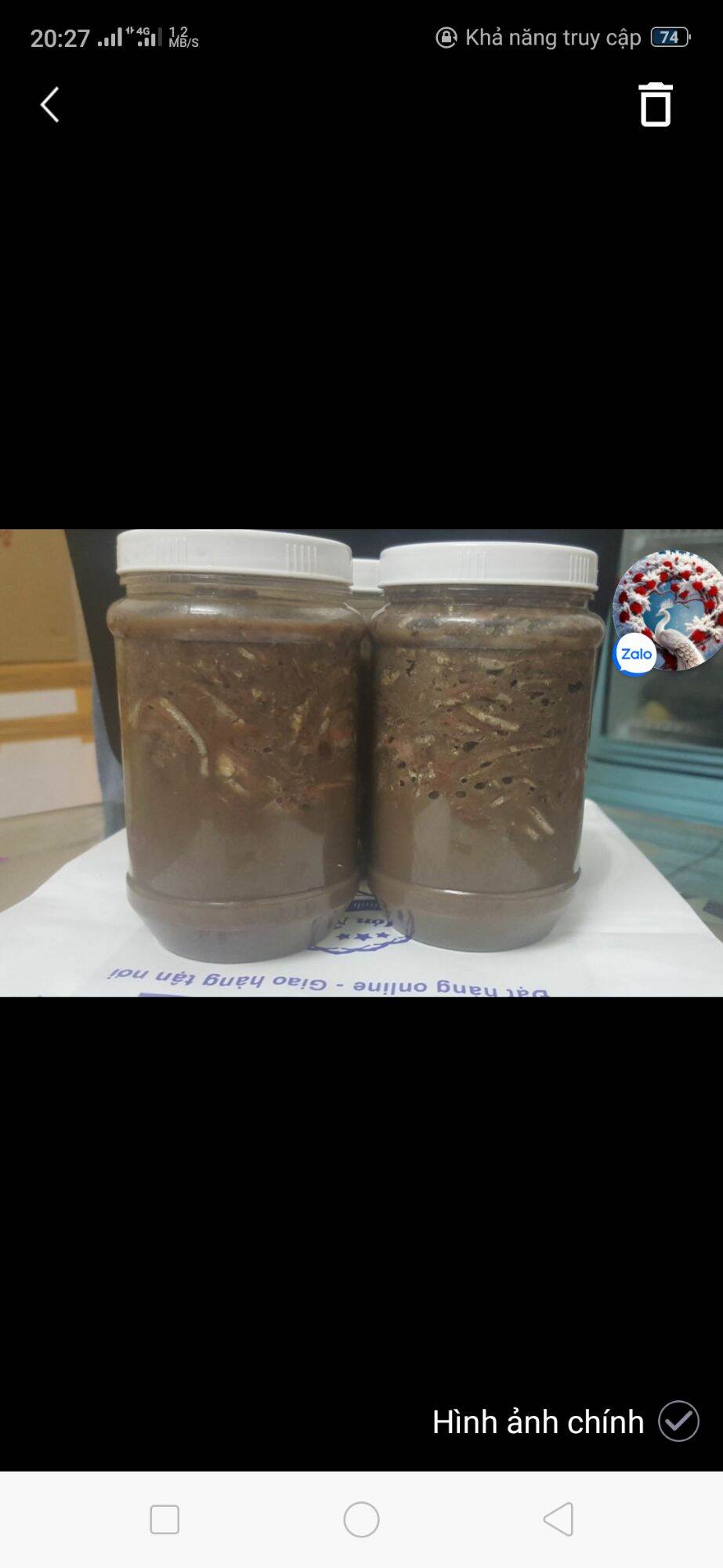 2 hủ mắm cá cơm đặc sản bình đinh (1_ hủ 500gram)