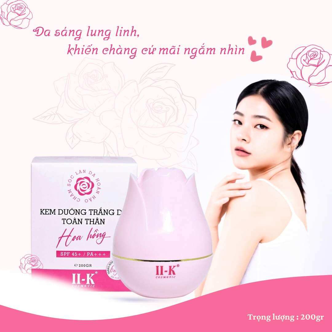 kem dưỡng trắng da toàn thân Hk 200g