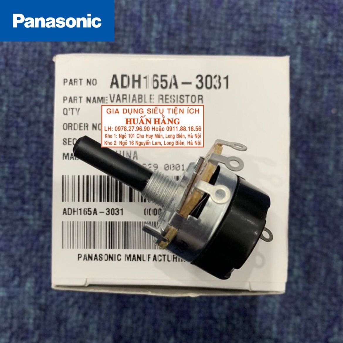 Biến trở chỉnh nhiệt máy tắm nóng lạnh Panasonic B350K