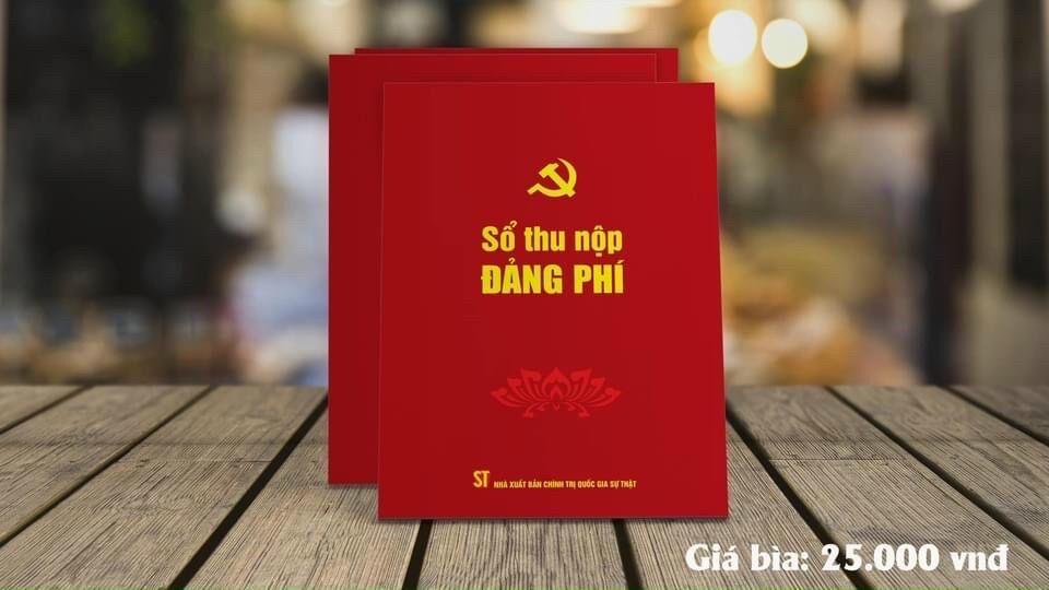 Sổ thu nộp Đảng phí