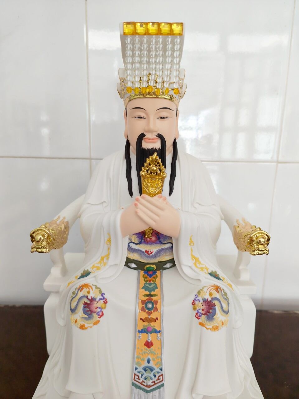 Tượng Ngọc Hoàng Thượng Đế  cao 30cm
