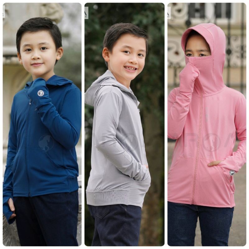 Áo chống nắng trẻ em Laroma chất làm mát cool air