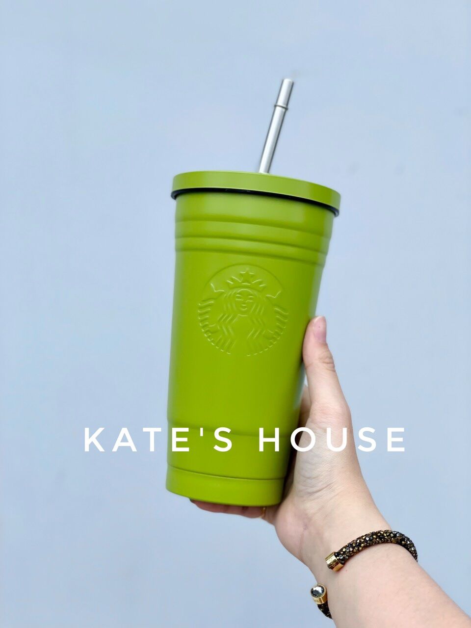 Ly giữ nhiệt Starbucks logo khắc