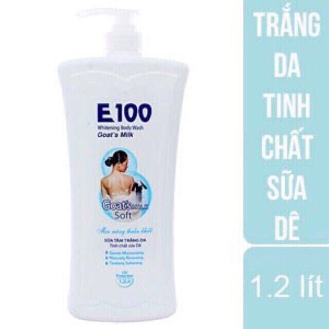 "Chai lớn" SỮA TẮM E100 SILKY Chai 1,2ML