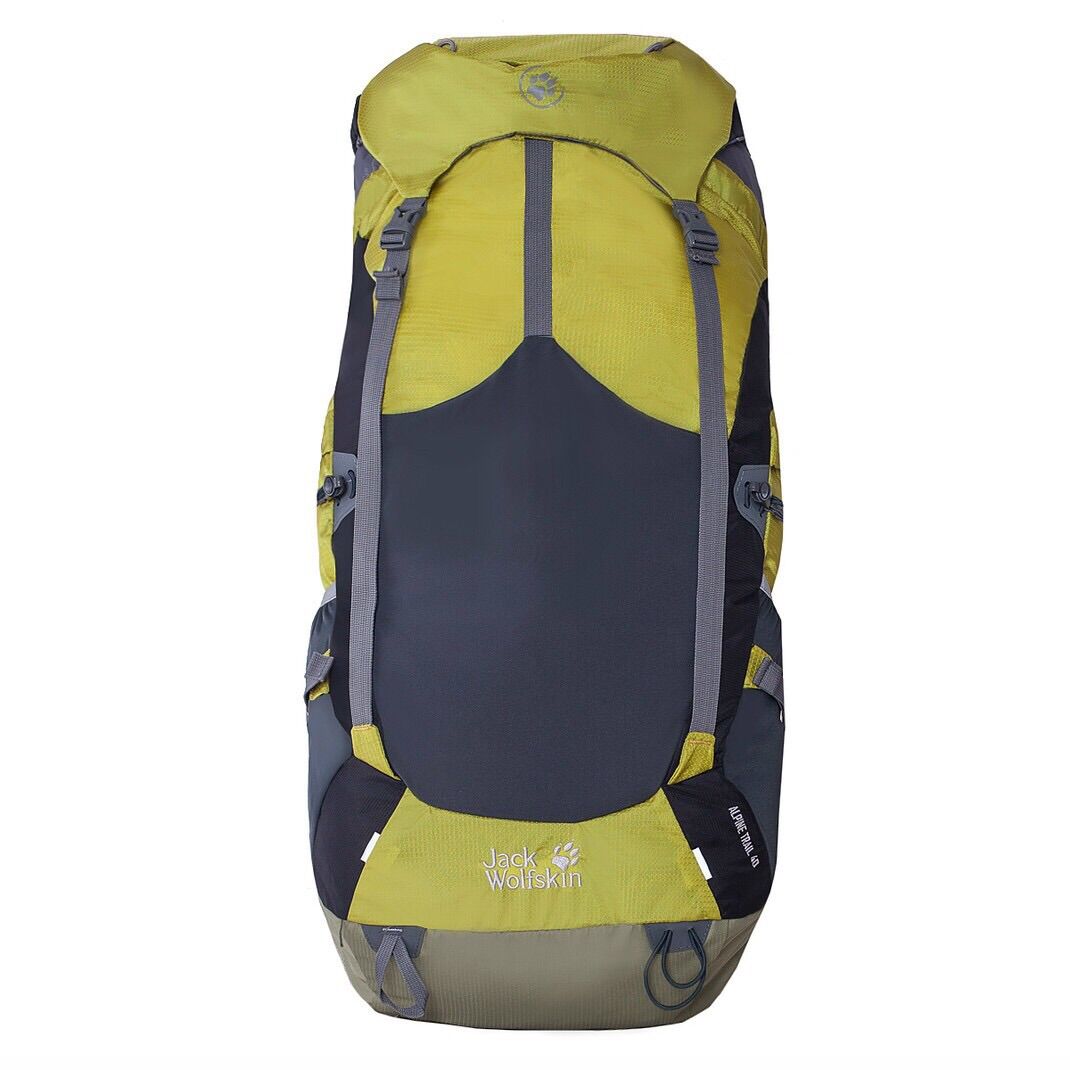 Balo đi phượt, leo núi Jack Wolfskin Alpine Trail 40 L Green