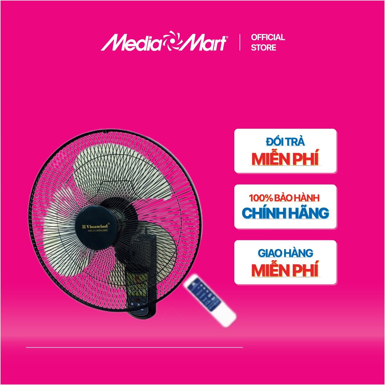 Quạt treo tường điện cơ qtt400x-hđ-đk