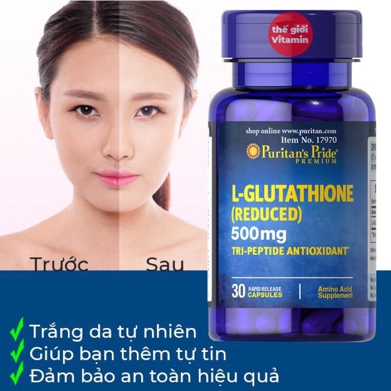 L - Glutathione 500mg 30v giá rẻ