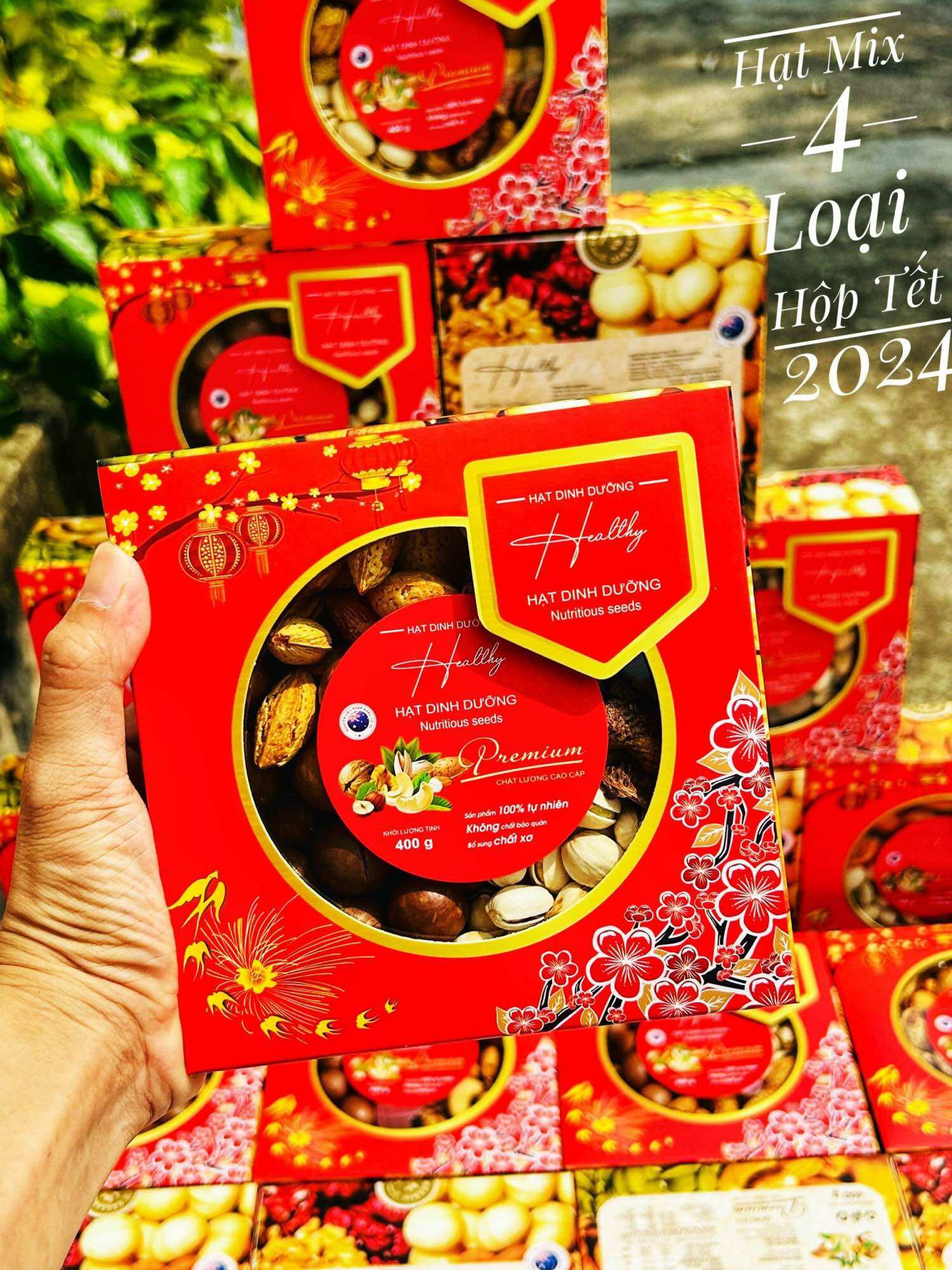 Hạt dinh dưỡng mix 4 loại vip 400gr mã tết 2024