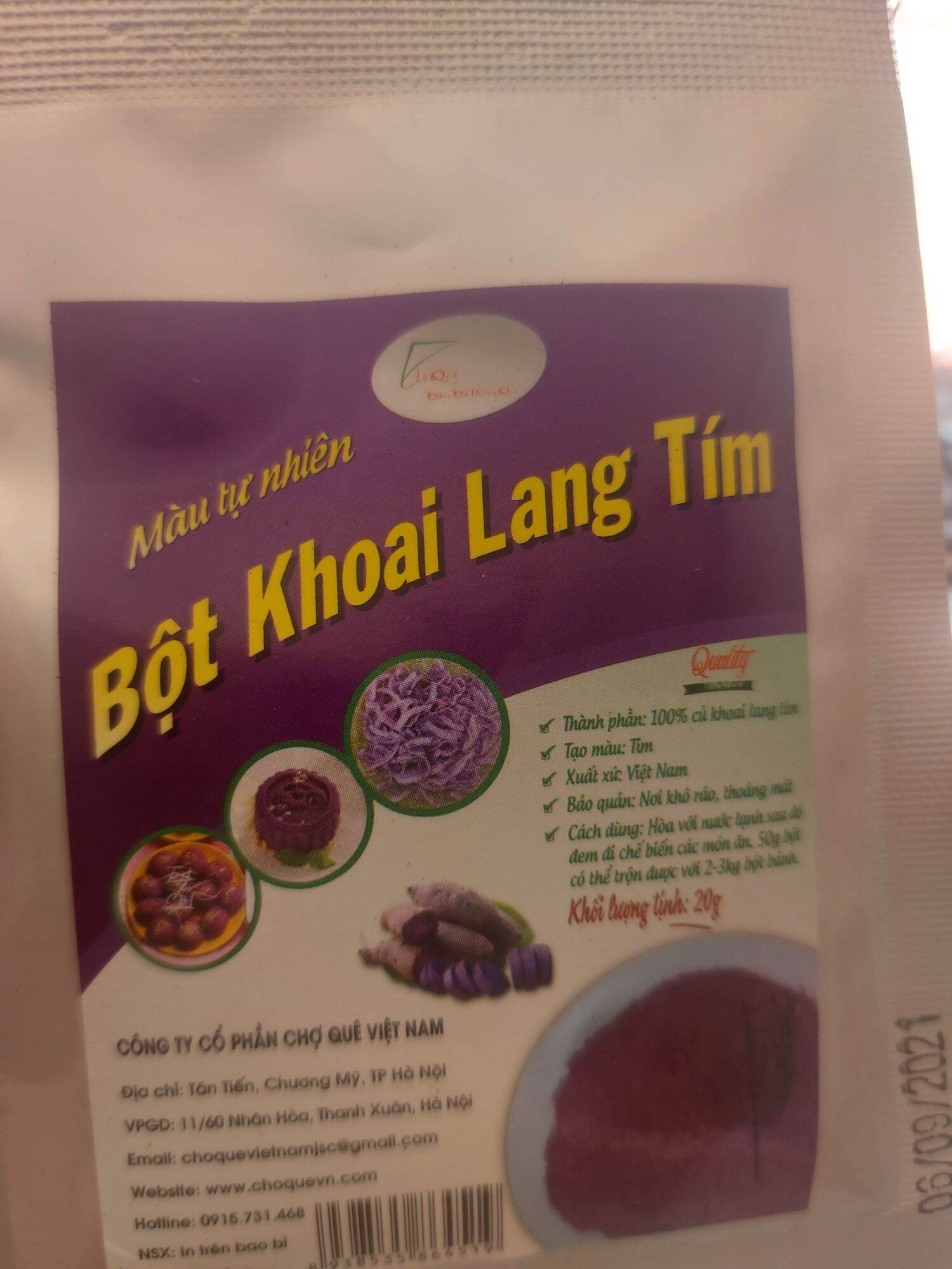 Bột khoai lang tím