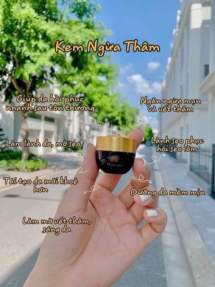 Kem ngừa thâm magicskin - sự kết hợp hoàn hảo của những thành phần vàng trong giảm thâm lành sẹo