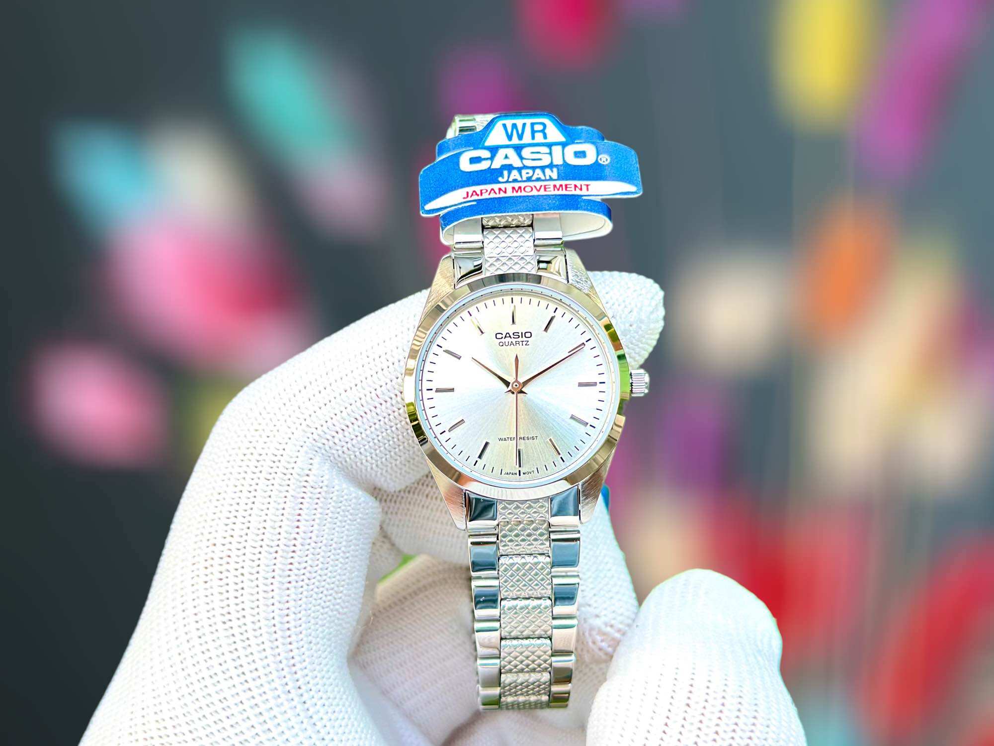 Đồng Hồ Nữ Casio Japan Dây Thép LTP-1274D-7A