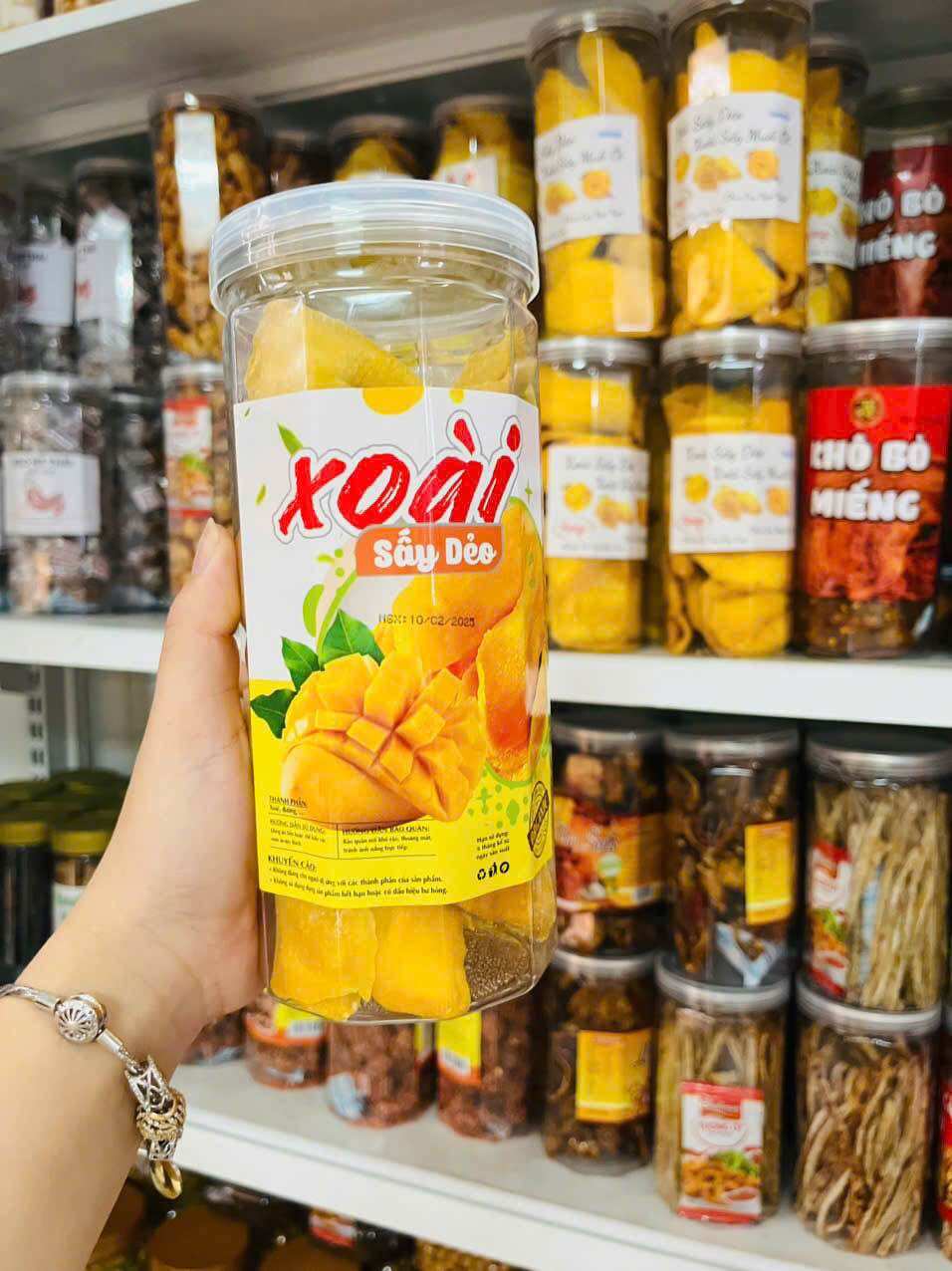 XOÀI SẤY DẺO/ MUỐI ỚT 500gr