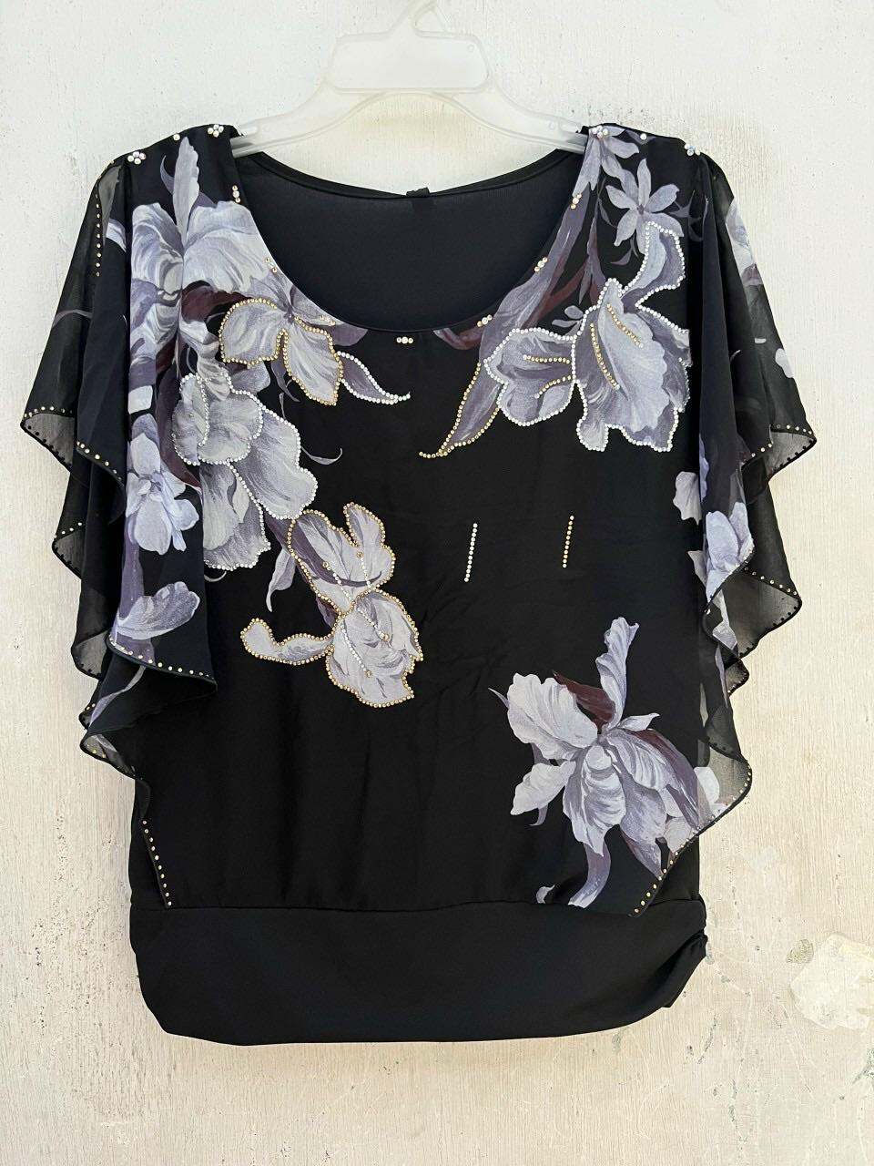 Áo voan nữ kiểu cánh dơi dấu bụng 50-63kg