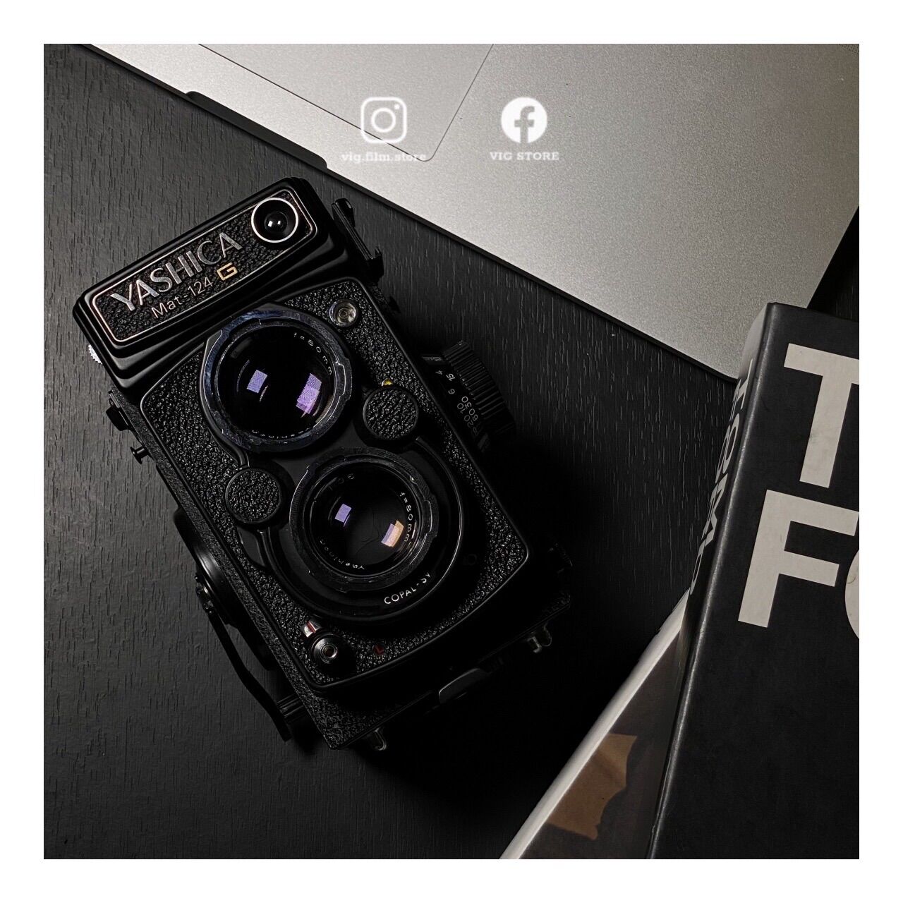 Máy ảnh film tls yashica mat 124g