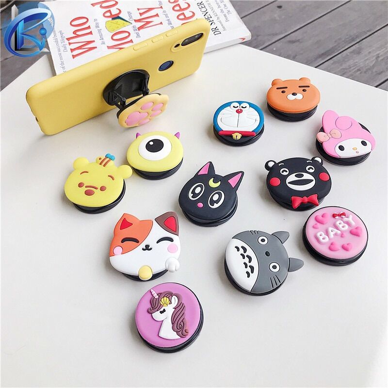 Pop dán điện thoại, giá đỡ điện thoại cute, popsocket