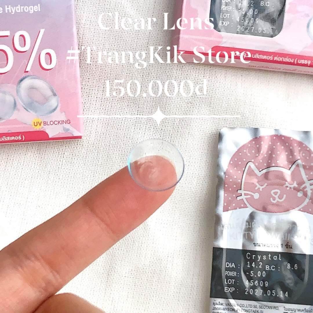 Lens cận trong suốt silicone hydrogel cao cấp êm mịn