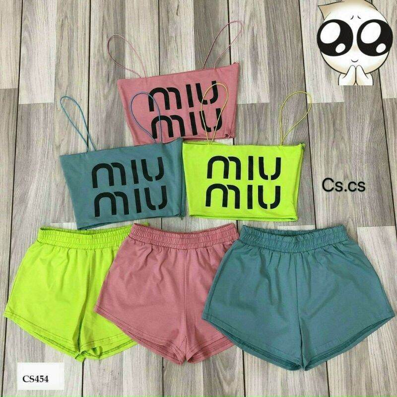 Sét bộ đùi 2 dây miu miu cực xinh.🎀