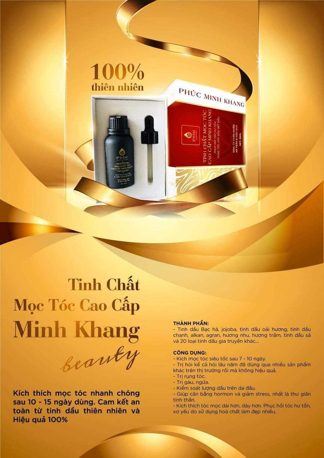 combo 2 Tinh Chất Mọc Tóc Cao Cấp Phúc Minh Khang