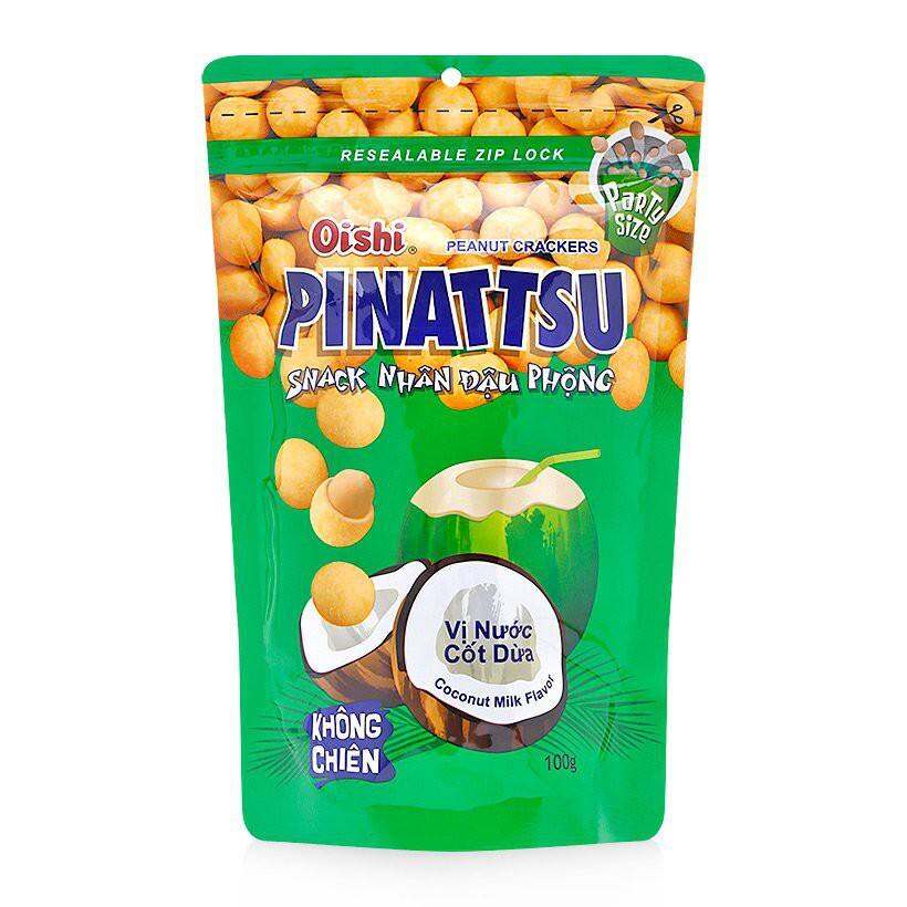 Đậu phộng Oishi Pinattsu 95g giòn thơm ngon