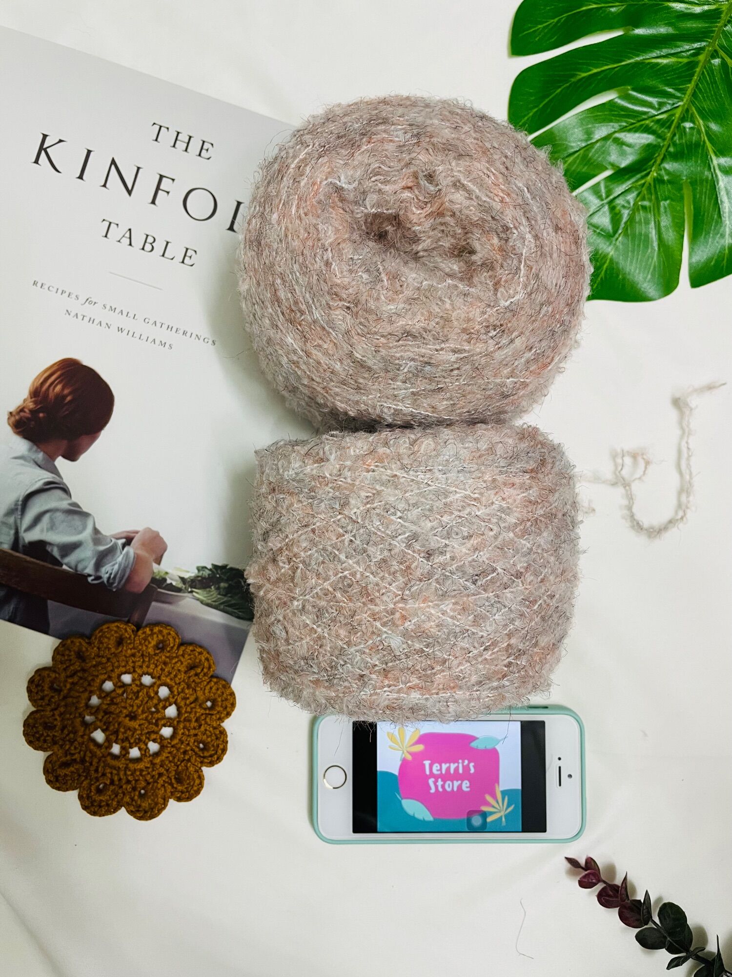 Yarn - Len Mohair- Sợi mảnh và đẹp - Siêu ấm Siêu dôi sợi - Cỡ sợi 1.0mm | Terri Store