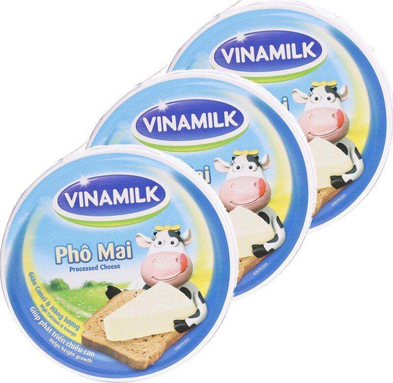 Combo 3 hộp Phô Mai Con bò cười Vinamlik giàu canxi và năng lượng 120gr