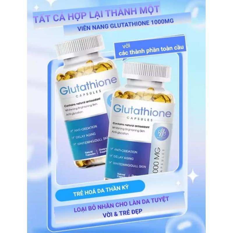 Viên uống trắng da mờ nám Glutathion