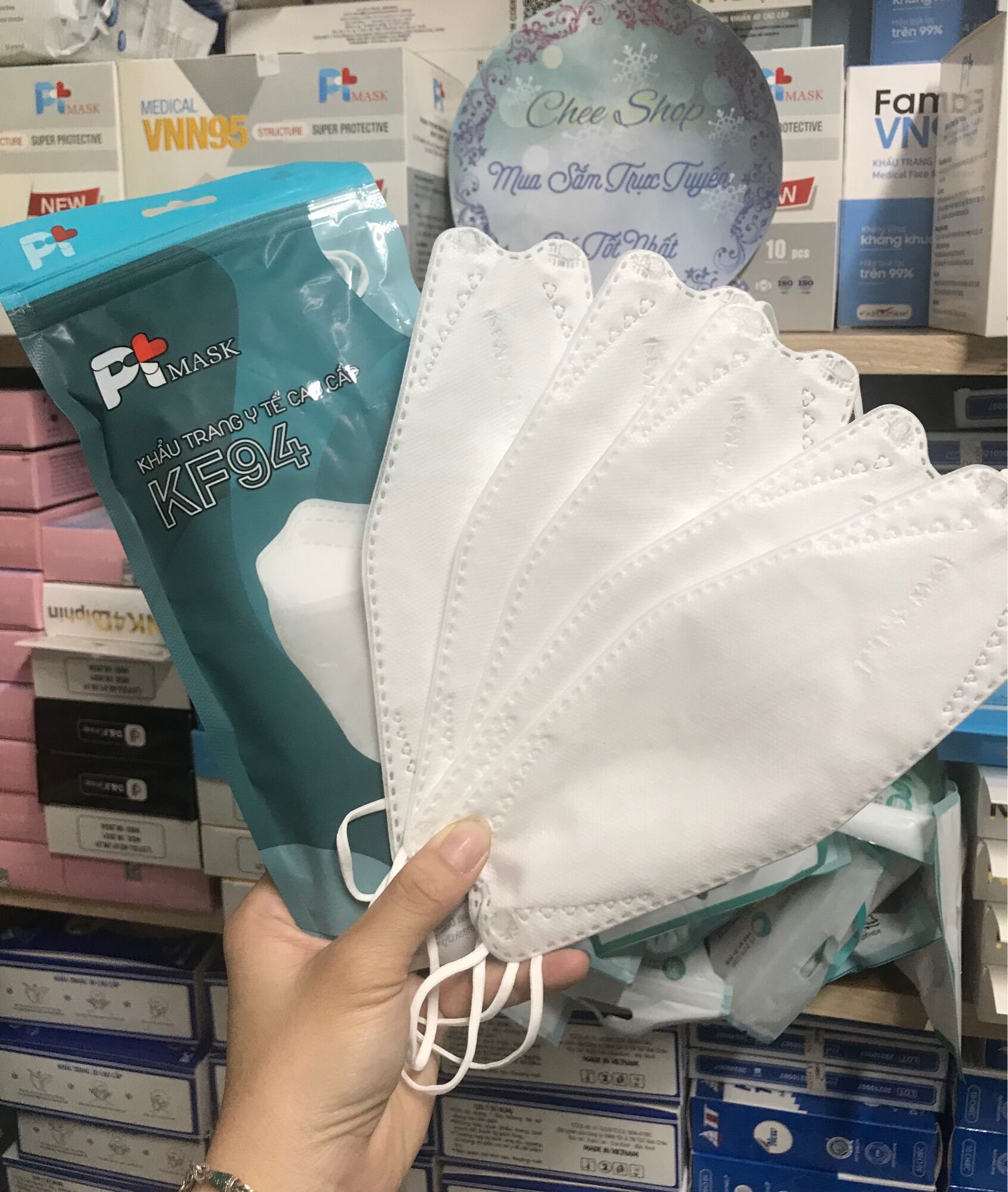 [ Chỉ 1K2/ 1 Cái ] Khẩu Trang 4D KF94 Mask ( 1 Bịch 10 Cái )