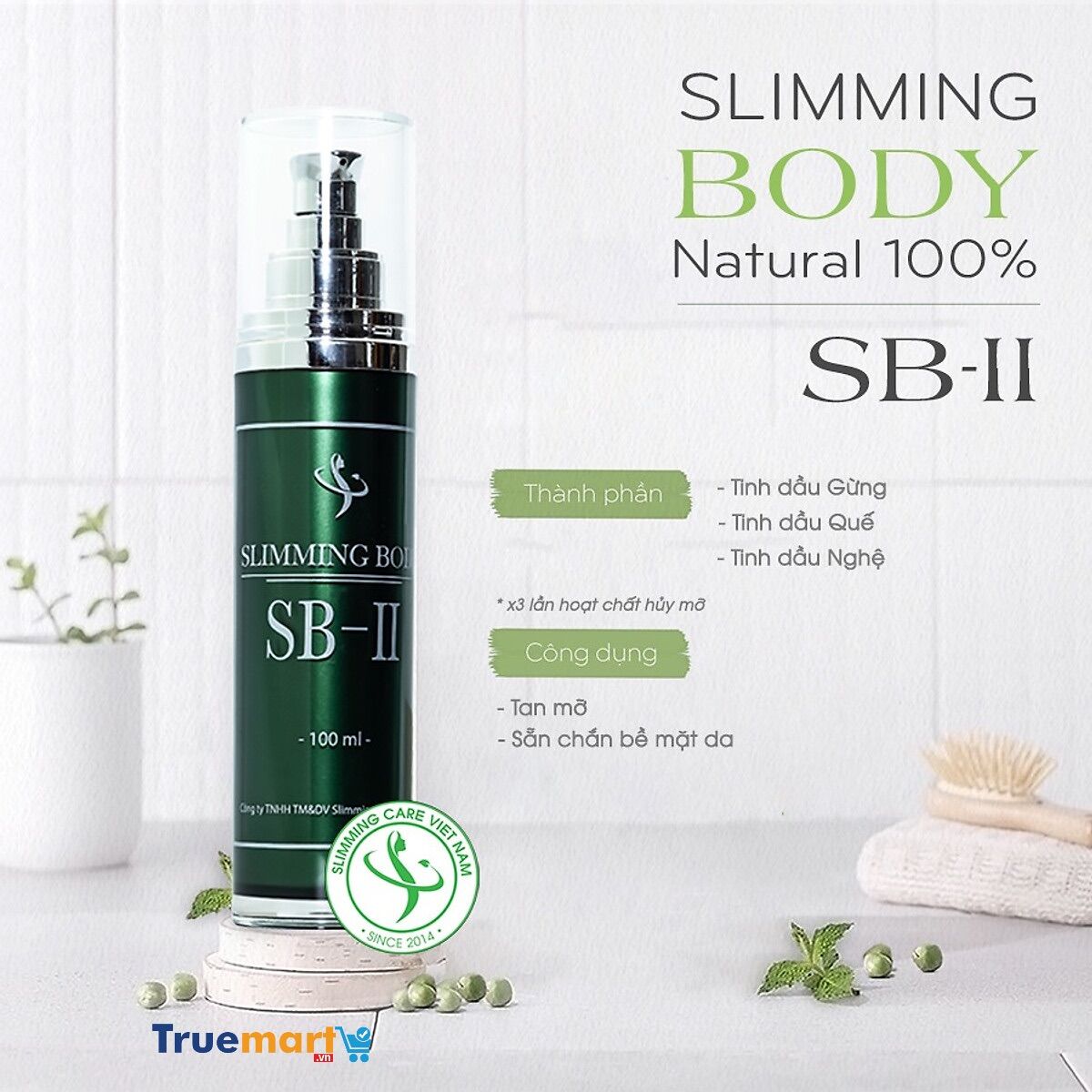 Tinh dầu ủ nóng Slimming body Chính Hãng