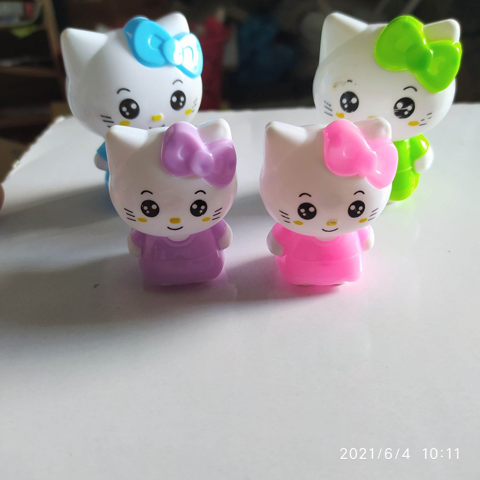 [HCM]Set 4 mèo Kitty trang trí bánh kem bánh sinh nhật